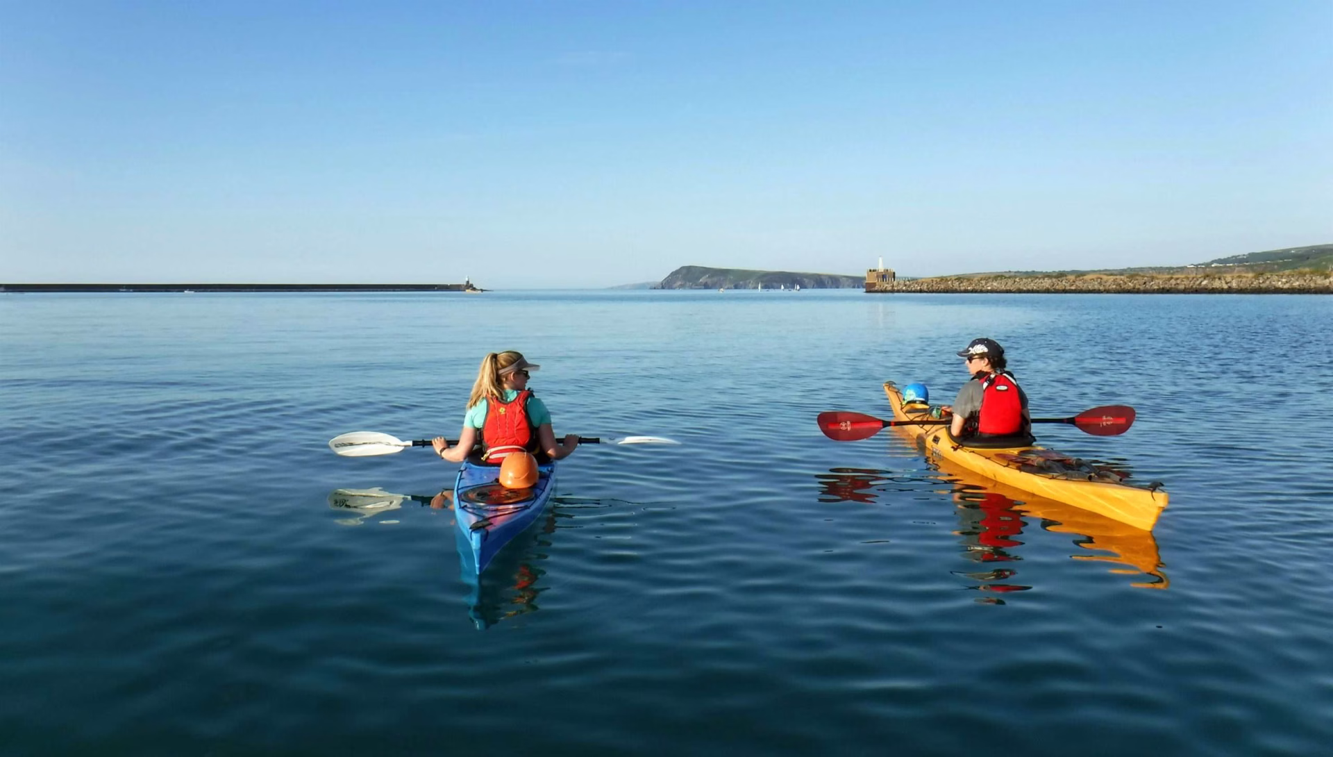 Private sea kayak coaching on the Pembrokeshire coast