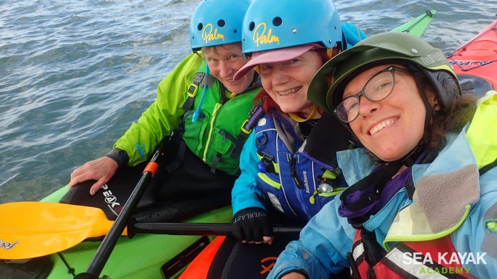 Womens sea kayak holiday