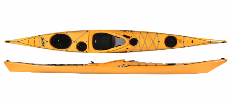 P&H Scorpio LV sea kayak, side profile