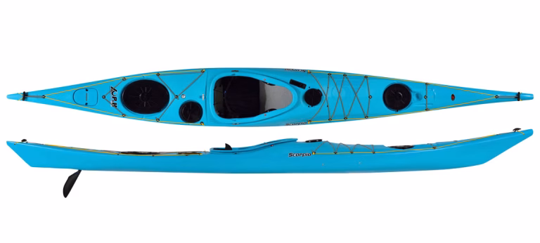 P&H Scorpio HV sea kayak, side profile