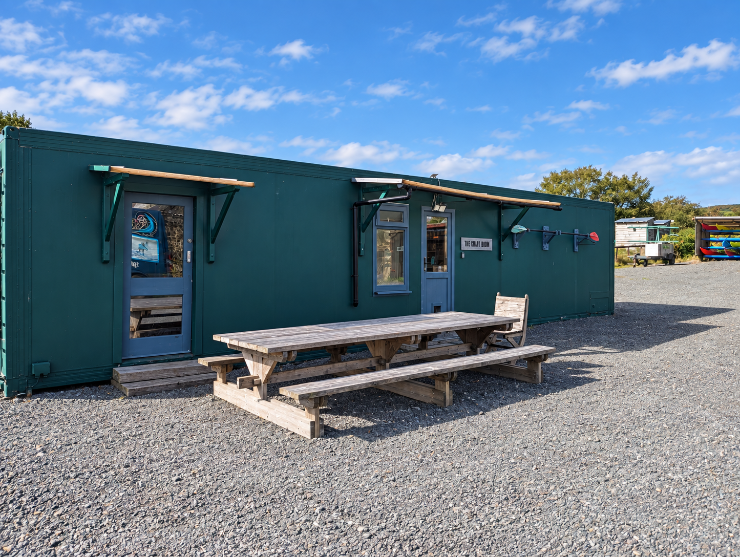 The Sea Kayak Academy base at New Holmus Farm in Pembrokeshire